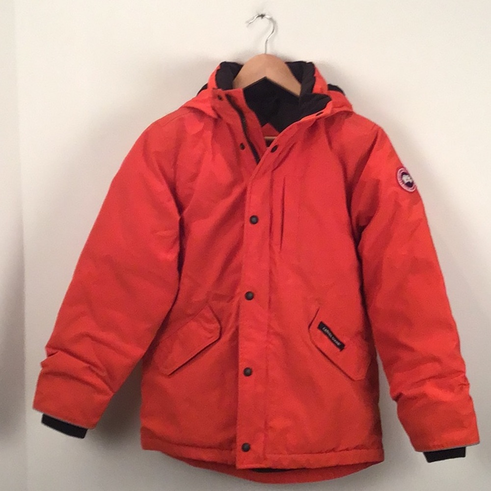 Canada Goose Kids Orange Parka Jacket